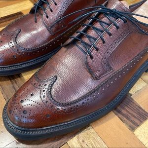 Vintage Wingtip Shoes by Comfort Plus Brown 11D/B